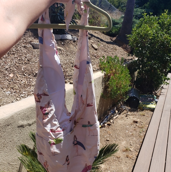 PatBO Original Women's One Piece Swimsuit V-Neck - Picture 3 of 5